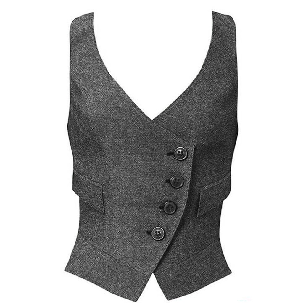 ☂Women's Slim Fit Sleeveless Jacket, Herringbone Wool Vests, Fashion ...