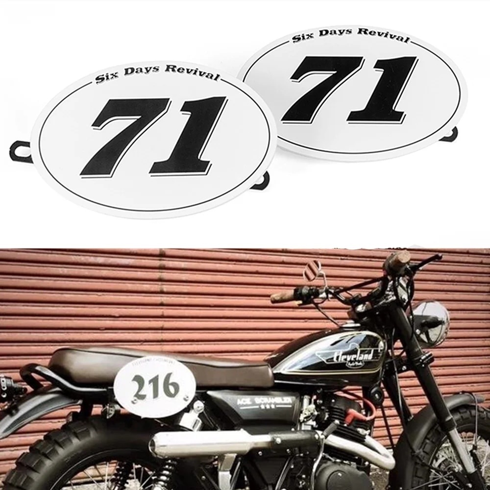 Table Number Plate Motorcycle NO.71/NO.216 Bracket License plate ...