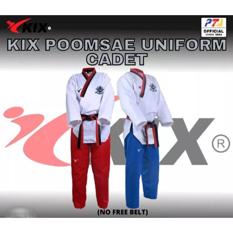 fashion POOMSAE KIX UNIFORM TAEKWONDO Shopee Philippines