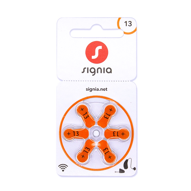 in stockSiemens Signia Hearing Aid Battery 13 S13 A13 13A P13 PR48