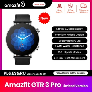 Amazfit GTR 3 Pro Smart Watch for Men,12-Day Battery Life, Alexa Built-in,  Bluetooth Call & Text, GPS & 150 Sports Modes, 1.45”AMOLED Display, Fitness  Watch with SpO2 Heart Rate Tracker, Black : Electronics 