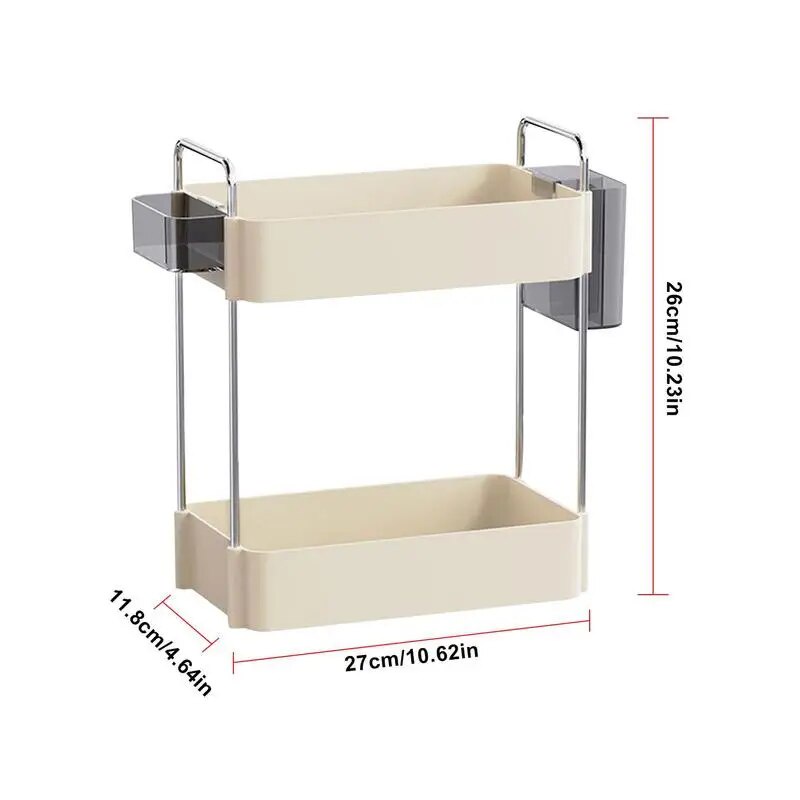 Spice Rack Organizer Double Layer Spice Rack Space Saving Bathroom ...