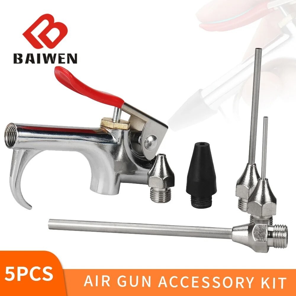 5pcs Mini Air Blow Gun Tools kits Npt Air Inlet Kit Spray Blower ...