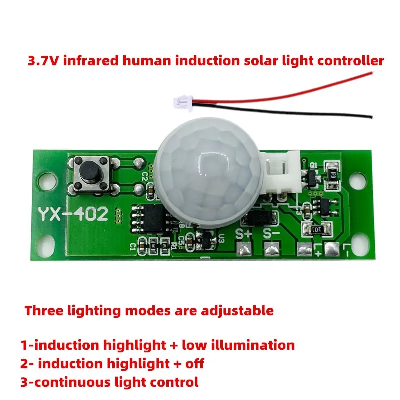 37V Solar Lamp PCB Control Sensor Night Light Controller Module ...