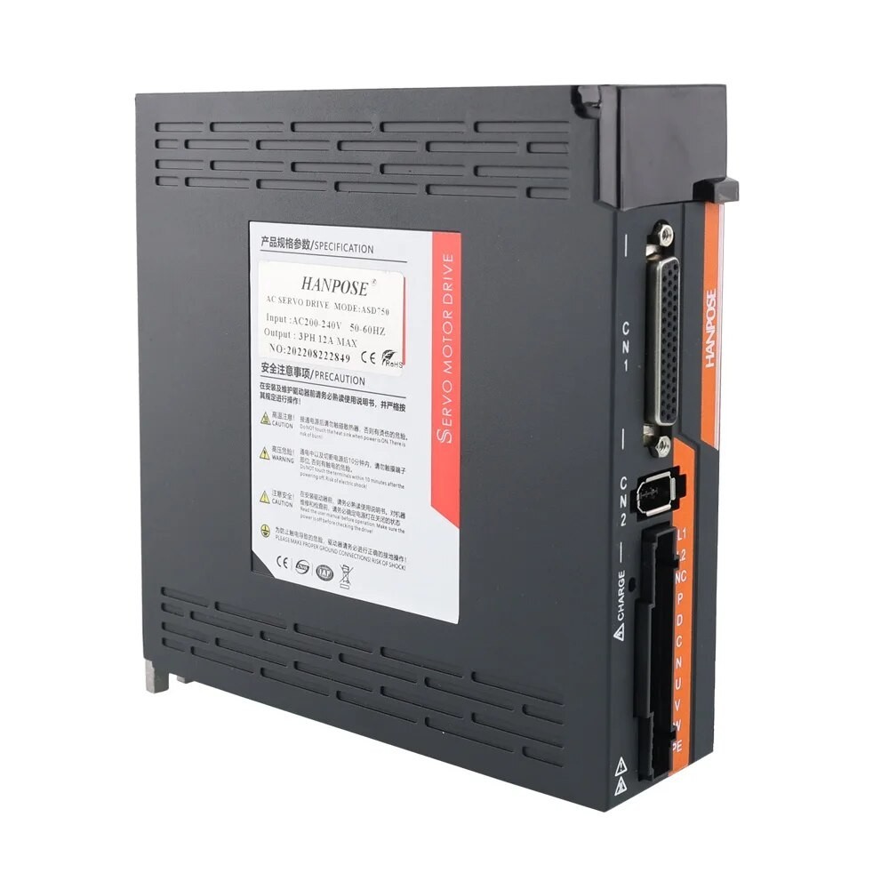 1000W ac Servo Motor drive Kit 5.4A 3.3N.m 6000rpm 80SS100 ASD2100 ...