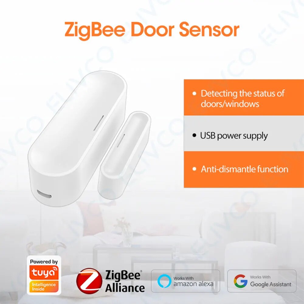 Tuya Smart Zigbee Door Sensor Door Open / Closed Detector SmartLife APP ...