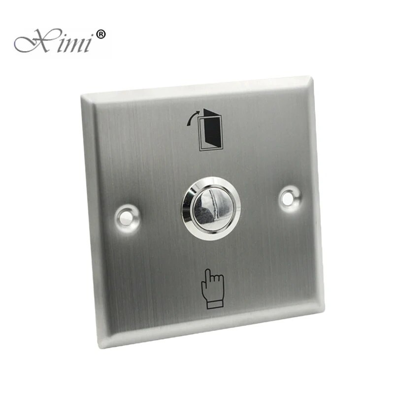 Cheapest Stainless Steel Exit Button 86 Metal Access Control Exit ...