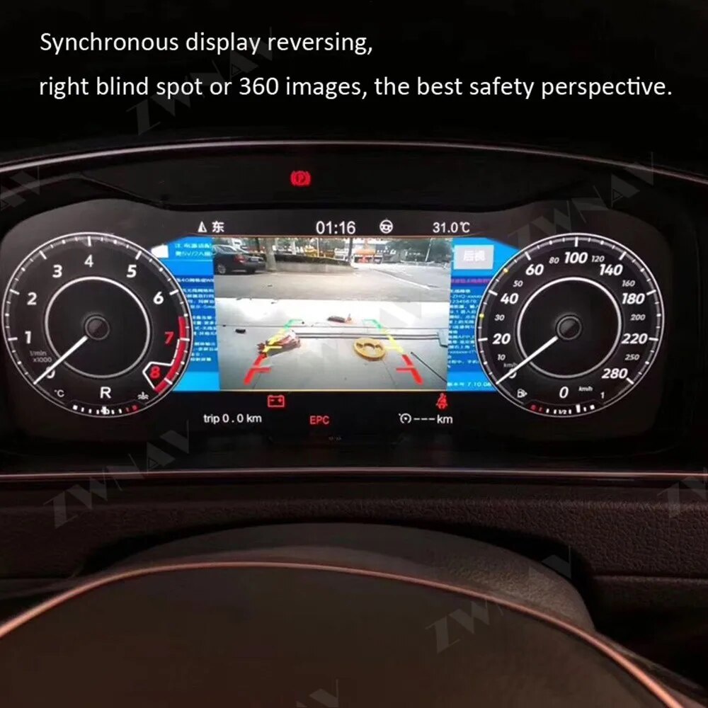 Digital Dashboard Panel Virtual Instrument Cluster CockPit LCD ...
