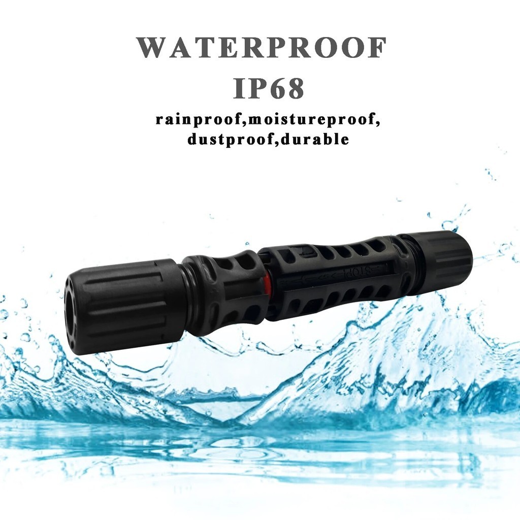 1Pair Waterproof IP68 Solar PV Connector Energy System Male&Female DC ...