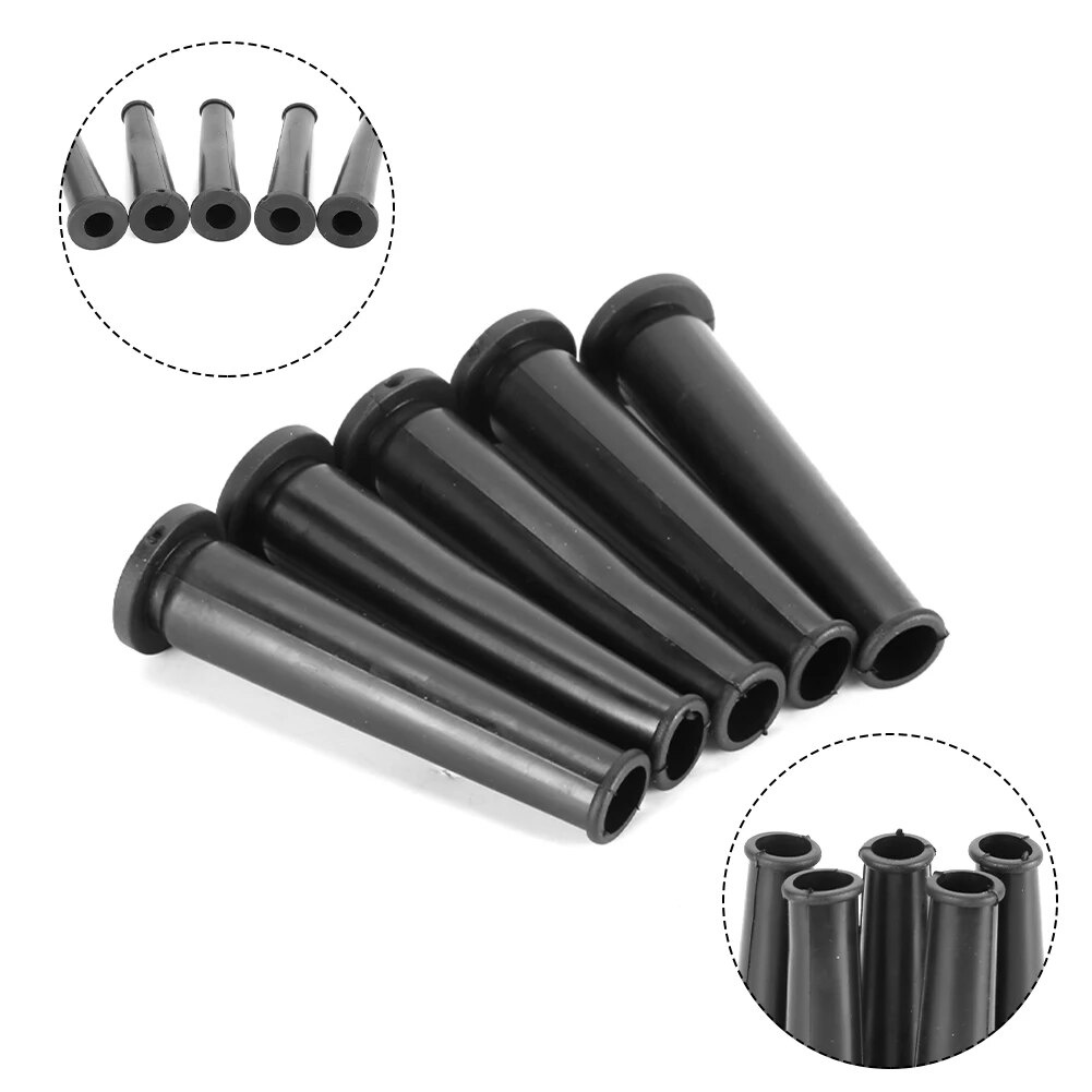 5Pcs 9/10/12mm Rubber Wire Protector Cable Sleeve Boot Cover For Angle ...