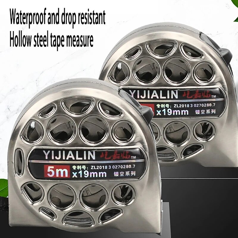 1PC Metric Tape Measure Stainless Steel Anti-corrosion Retractable ...