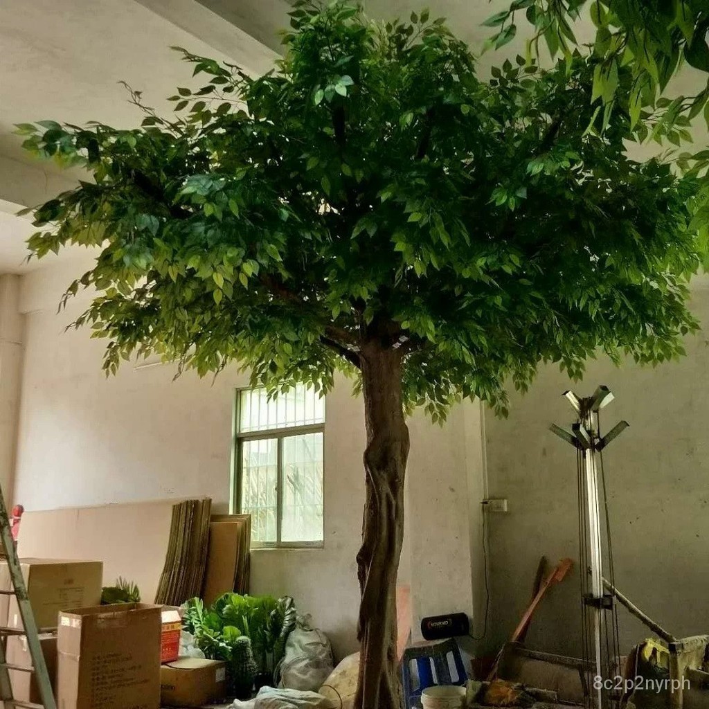 KKH1 large outdoor artificial banyan ficus trees life size artificial oak tree branches and