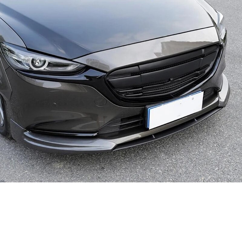 For NEW Mazda 6 Car Grille Trim Strip ABS FRONT Bumper Full Star RACING ...