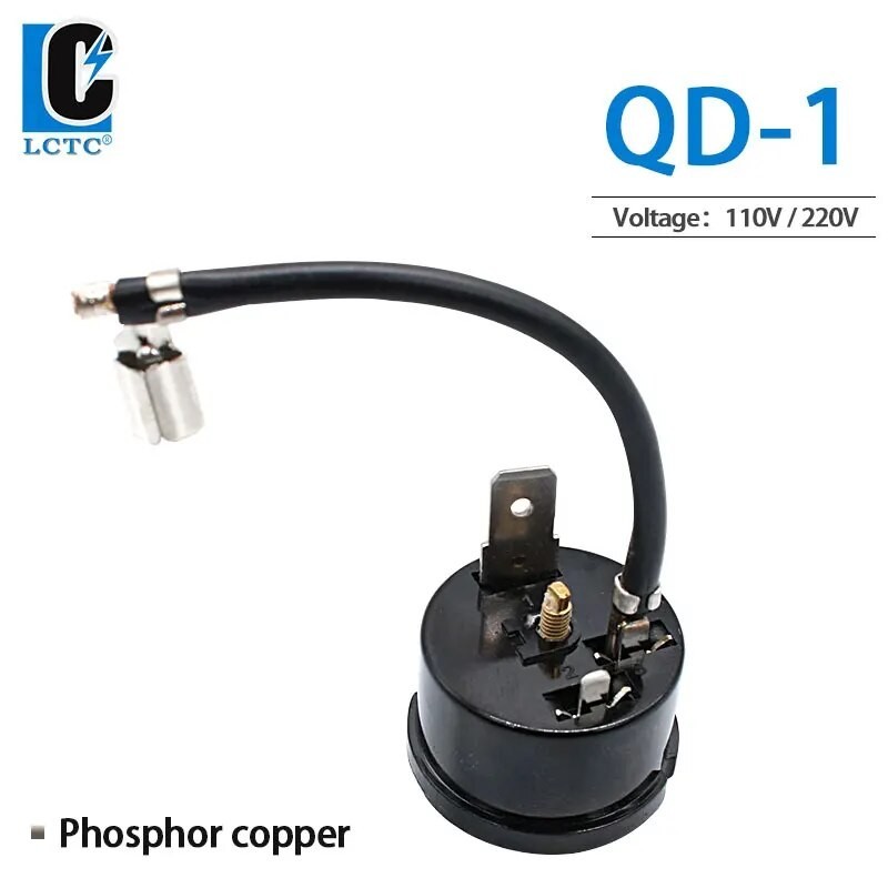 ☏220V 1/3 1/4 1/5 HP Refrigerator Fridge Compressor Thermal Overload Protector Relay with Cable