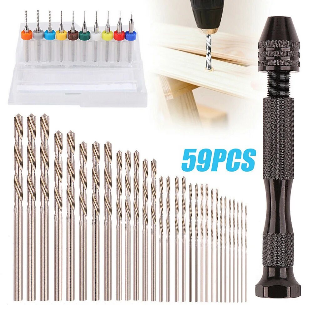 Mini Hand Drill, Micro Hand Drill,0-3mm Double End Hand Drill,Mini