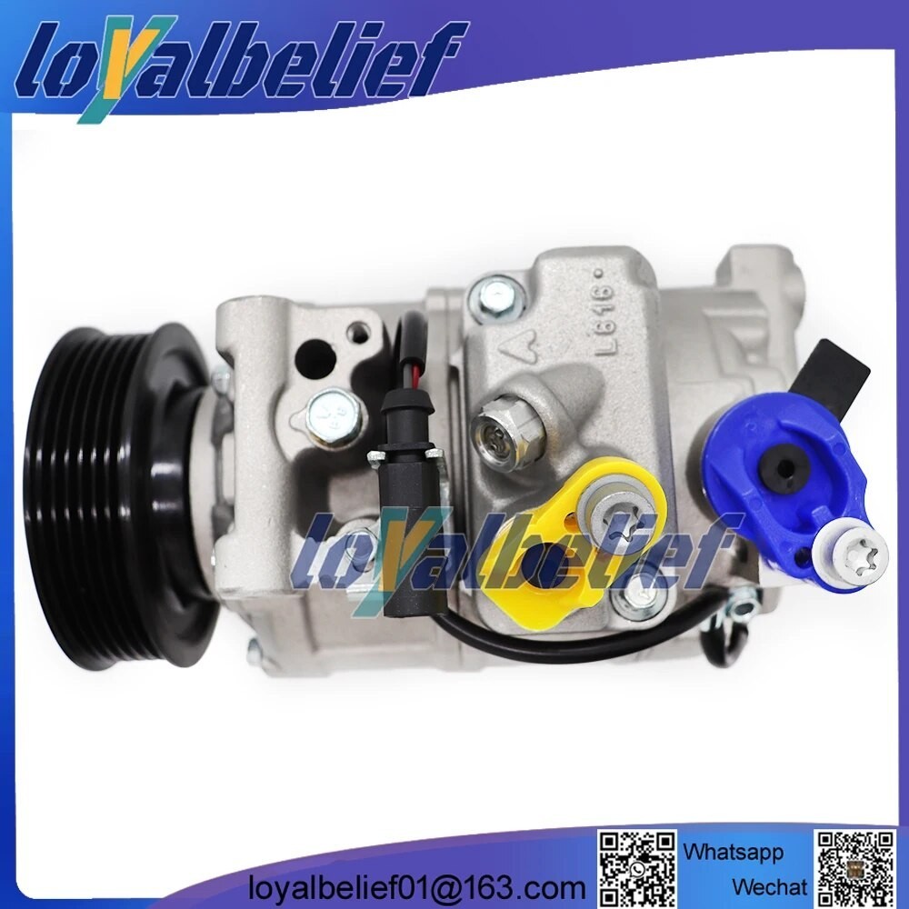 Auto AC Compressor For Audi A6 4F2 C6 2004-2010 4F0260805P 4F0260805N ...