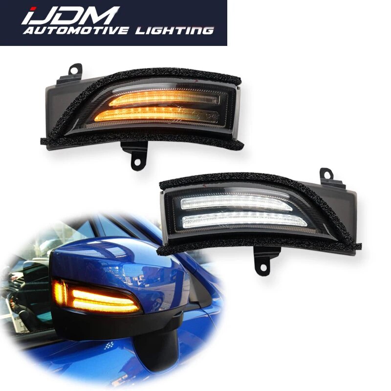 ♡iJDM Dynamic Flash LED Side Mirror Turn Signal Arrow Lights For Subaru