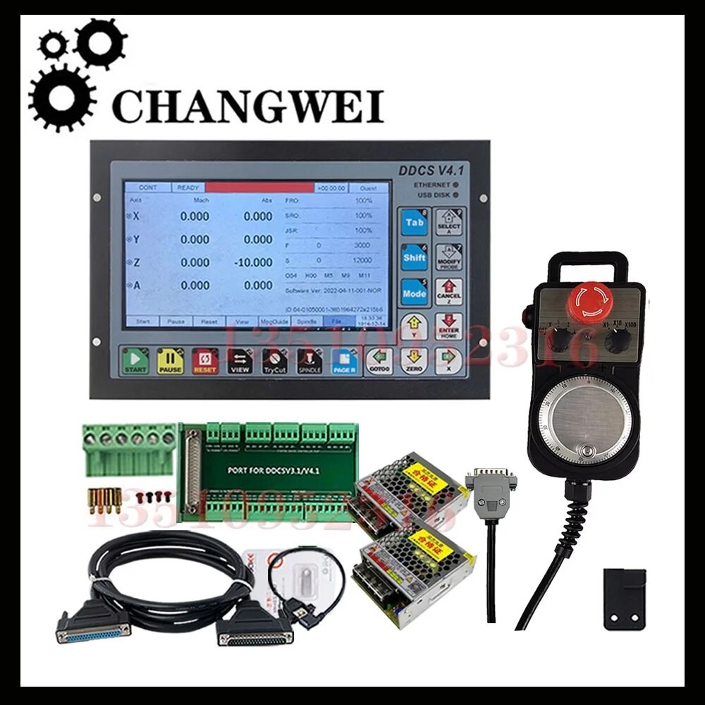 Ddcsv3.1 Ddcsv4.1 3axis/4axis G Code Cnc Offline Controller Usb ...