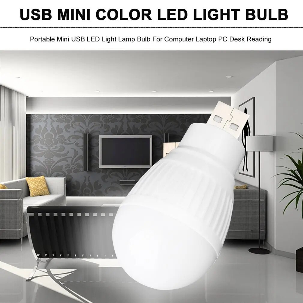 New USB Light Bulb Portable Multifunction Mini LED Light Bulb Outdoor ...