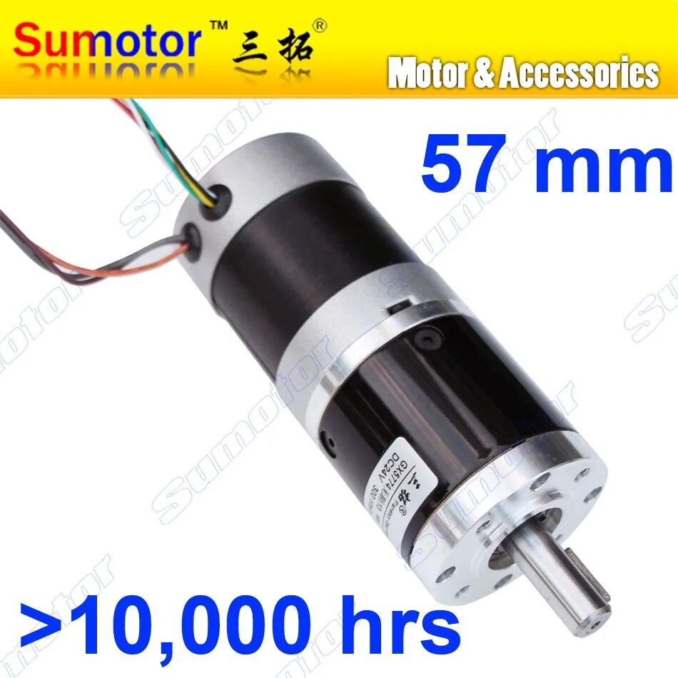 GX57 BLDC 24V Brushless DC Planetary gear motor Low speed High torque ...