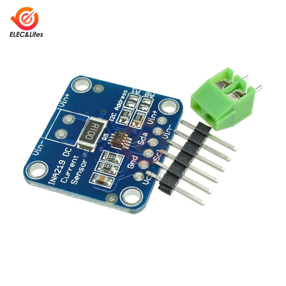 INA219 High Side DC Current Power Sensor Breakout Board Module Sensor ...