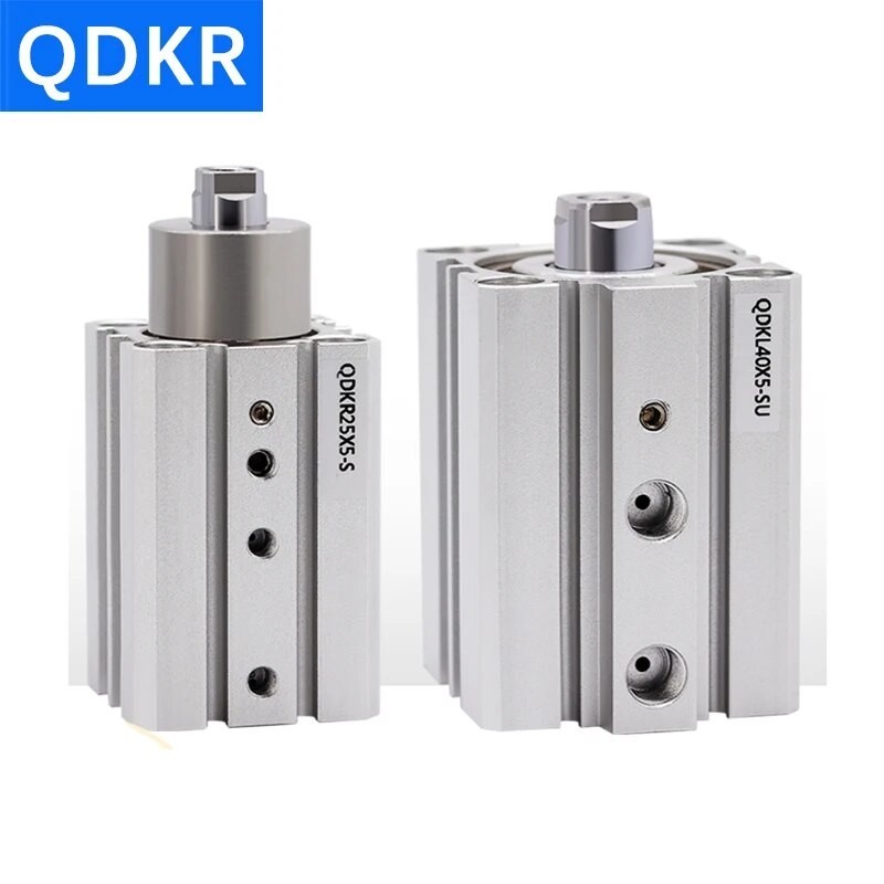 QDK Air Cylinder QDK series QDKL QDKR 20 25 32 40mm Bore Horizonatal ...