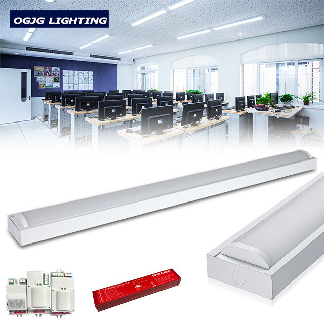 2ft 4ft 5ft Classroom batten linear light 20w 40w 60w 80w dimming led