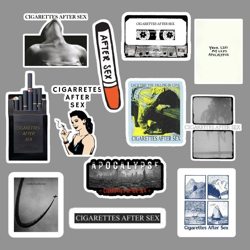 Cigarettes After S*x Stickers | Vinyl Matte Laminated Waterproof and ...