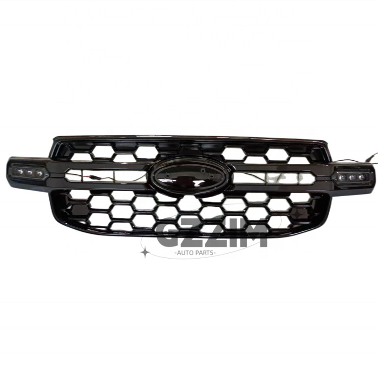 Black Front Radiator Grille car Middle Grille For ranger 2021 | Shopee ...