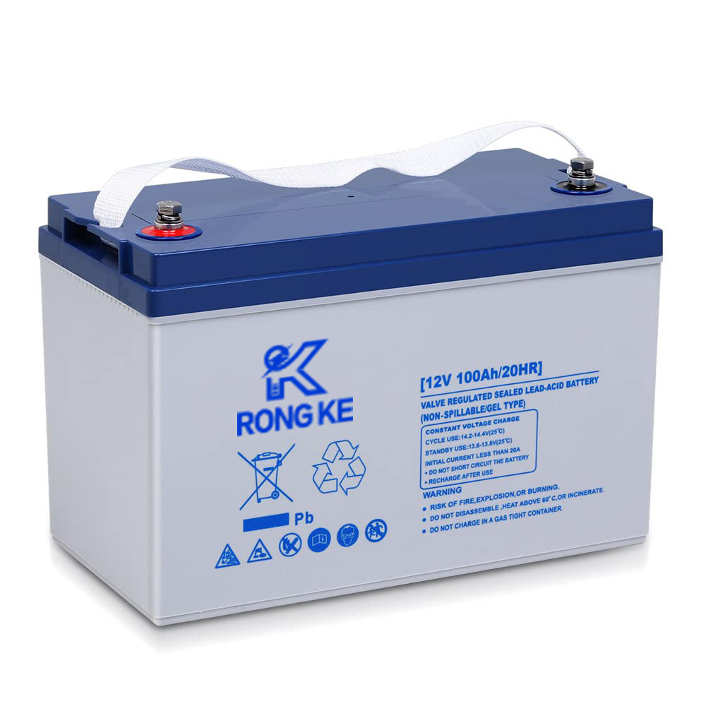 12V 100AH Deep Cycle Hybrid Gel Battery Over 750 Cycles Rechargeable
