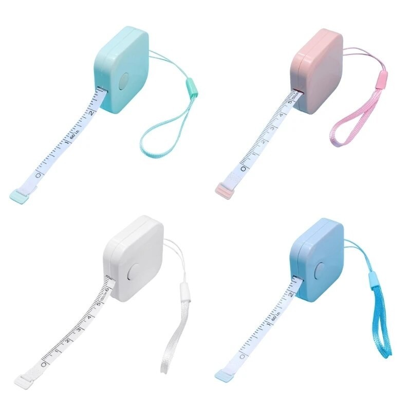 Retractable Body Measuring Soft Ruler Tape Sewing Cloth Tailor Measure ...