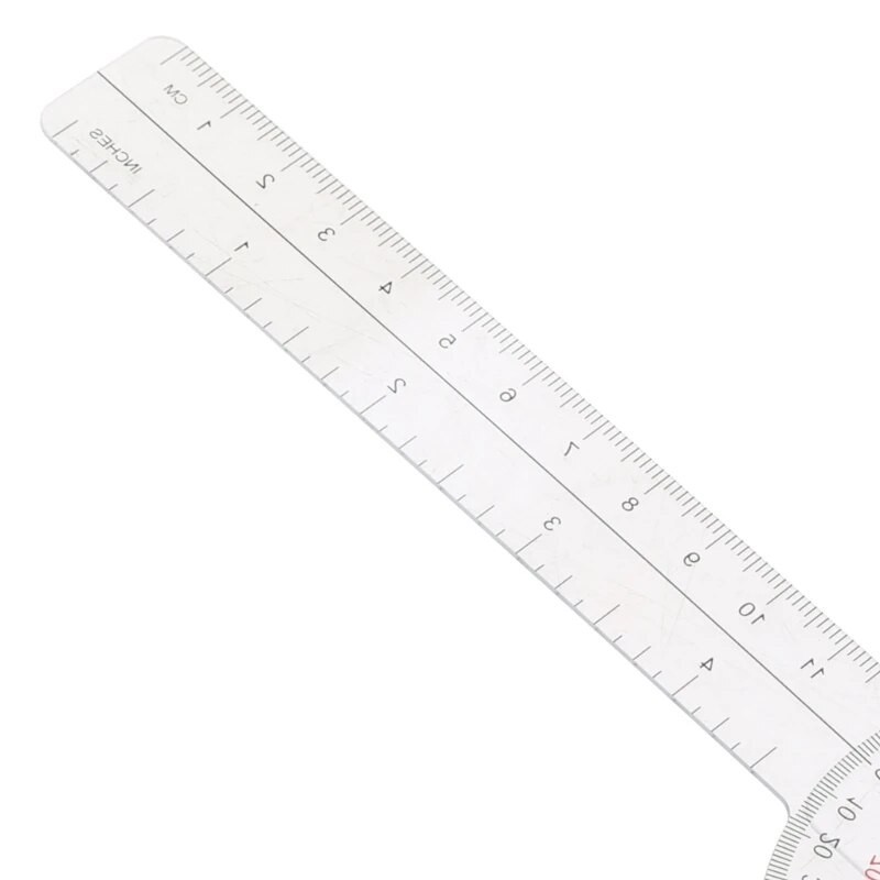Portable Medical Ruler with Clear Scale 360 Degree Goniometer ...