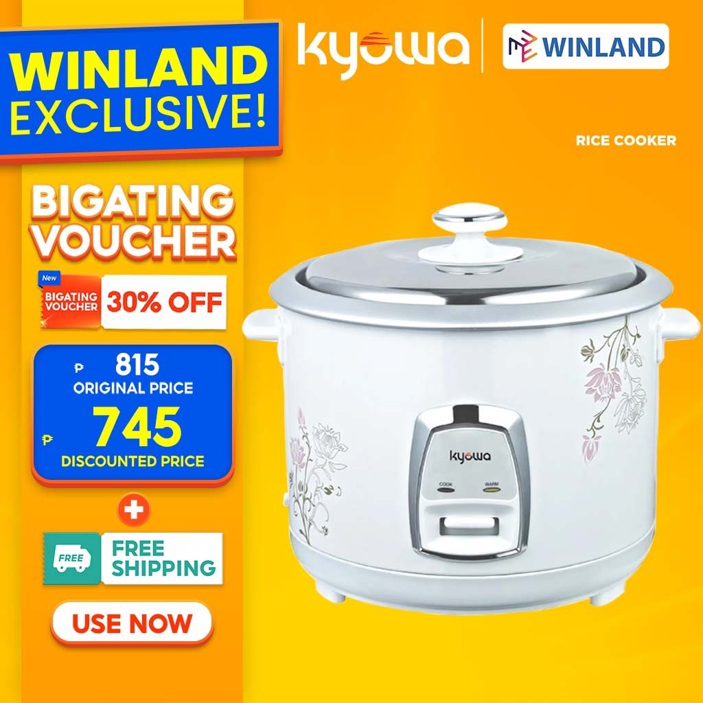 Kyowa by Winland 0.6L serves 12 cups Rice Cooker without Steamer KW