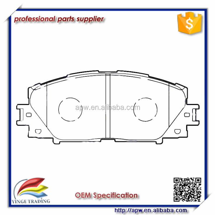 0446552200 Auto Parts Brake Pad Beake Disc For Toyota Yaris Brake