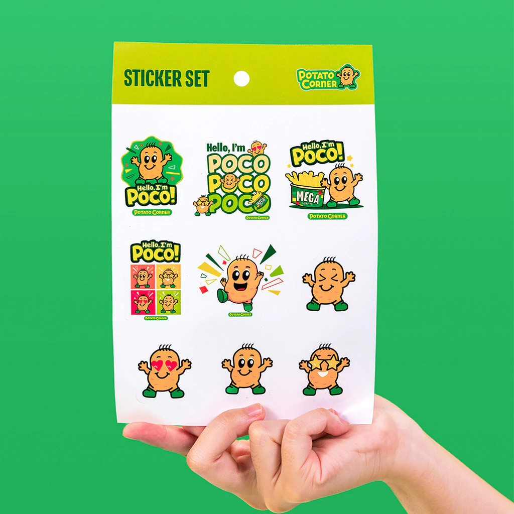 Potato Corner Sticker Pack 1