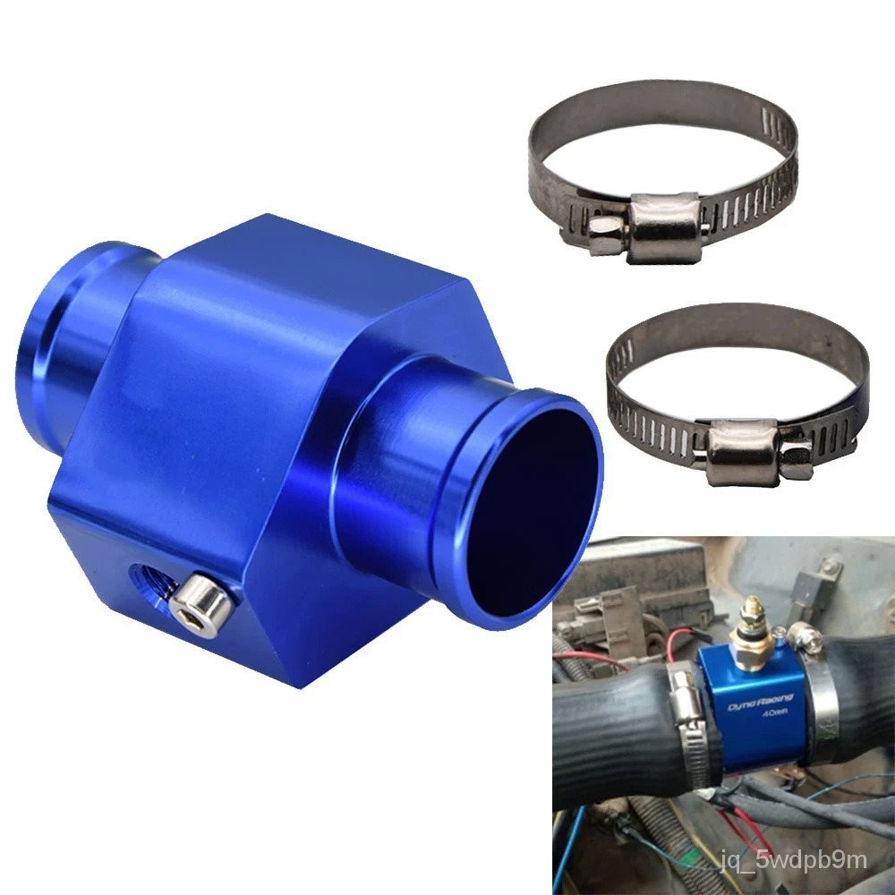 HD Auto Car Water Temp Gauge 34MM Joint Pipe Adapter 10MM Coolant