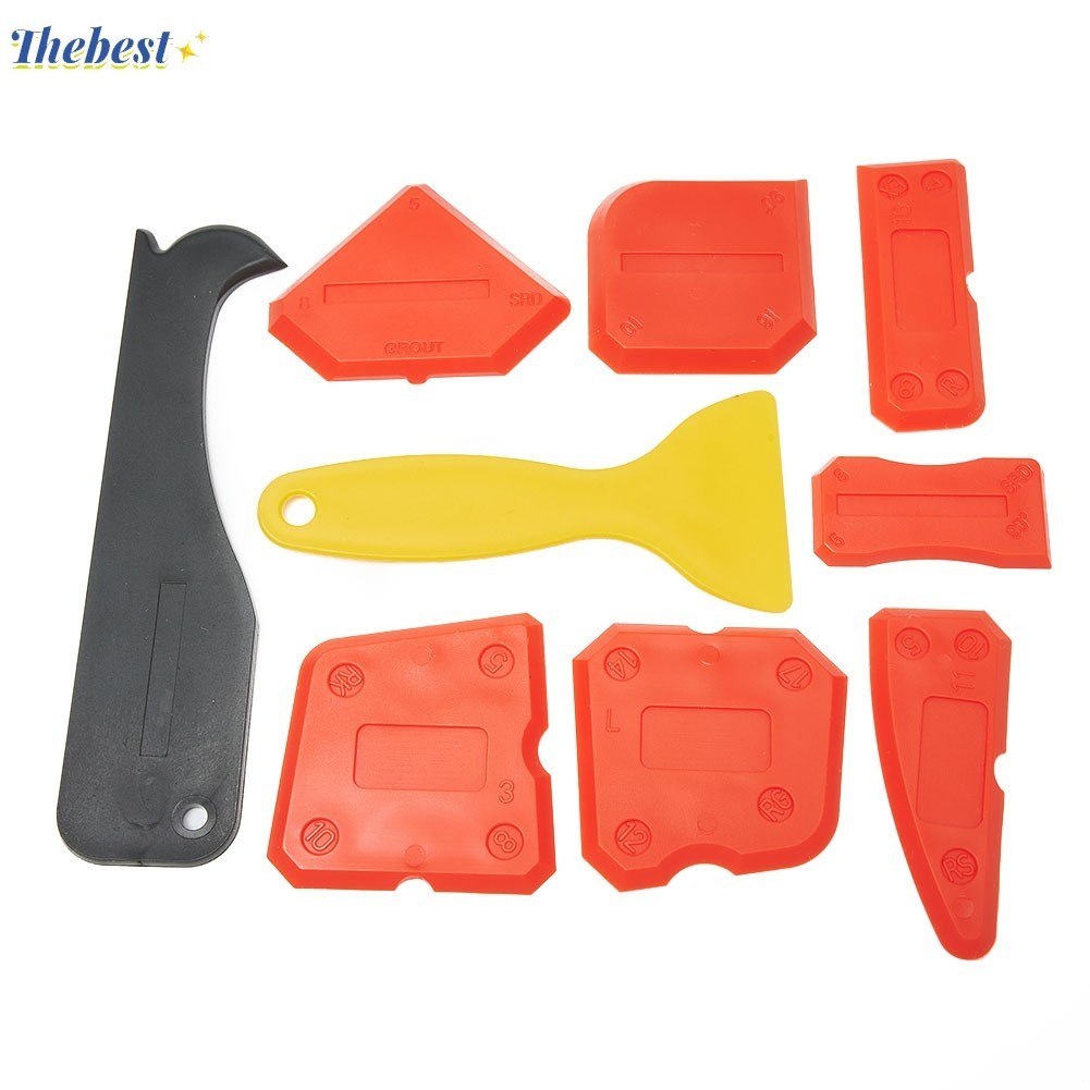 ZPH9 pcs Silicone Sealant Spreader Profile Applicator Tile Grout Tools