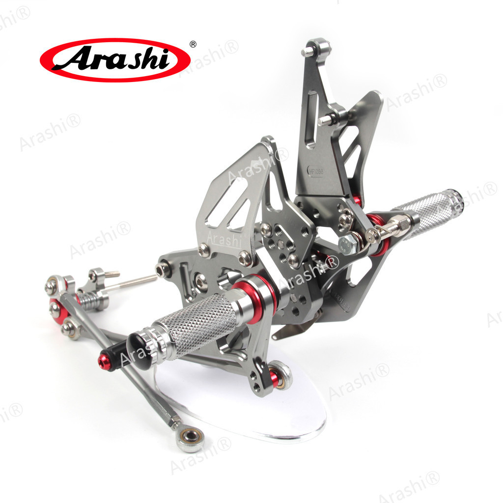 CBR600RR 2009-2023 Arashi CNC Adjustable Rear Set Rearsets Footrest For ...