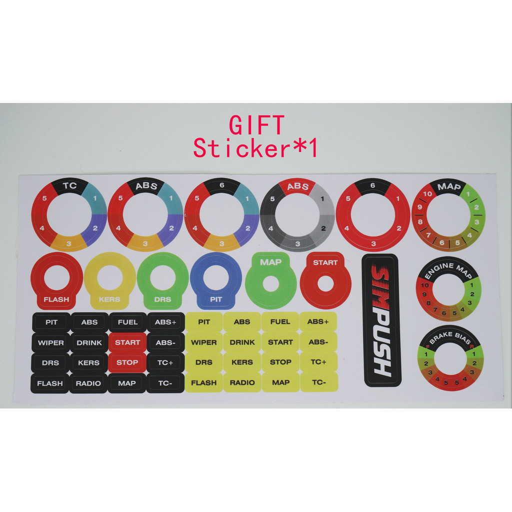 SIMPUSH Logitech G29 F1 Racing Sim Wheel MOD F1 GT3 GT4 sim racing ...