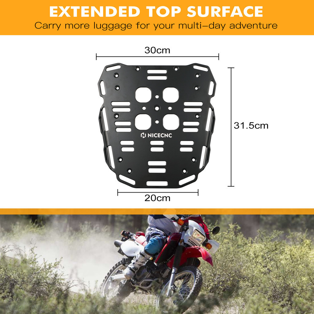 Motorcycle Rear Luggage Rack Cargo Rack Bracket for Honda XR650L XR ...