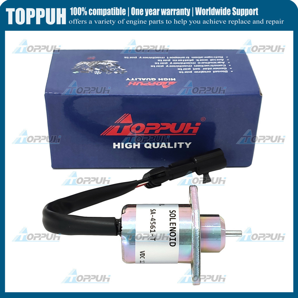 ~SA-4561-T 12V Stop Solenoid Valve For Diesel Engine Kubota V1505 D1105 ...