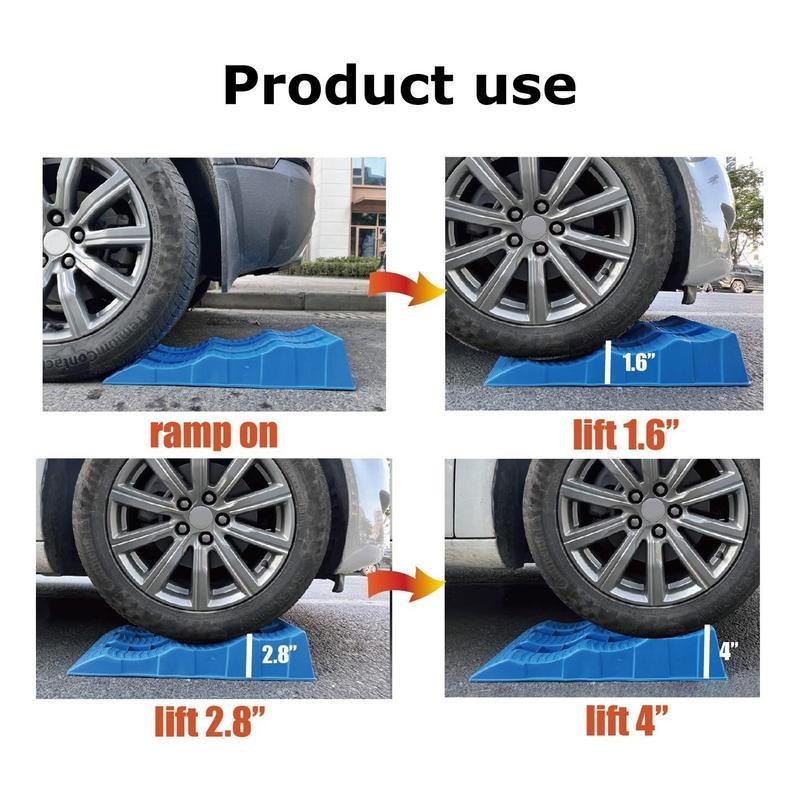 RV Leveling Ramps 2pcs Anti-Slip 3-Step Trailer Leveler Camper Leveling ...