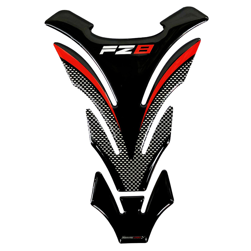 3D Carbon-look Motorcycle Tank Pad Protector Decal Stickers Case for ...
