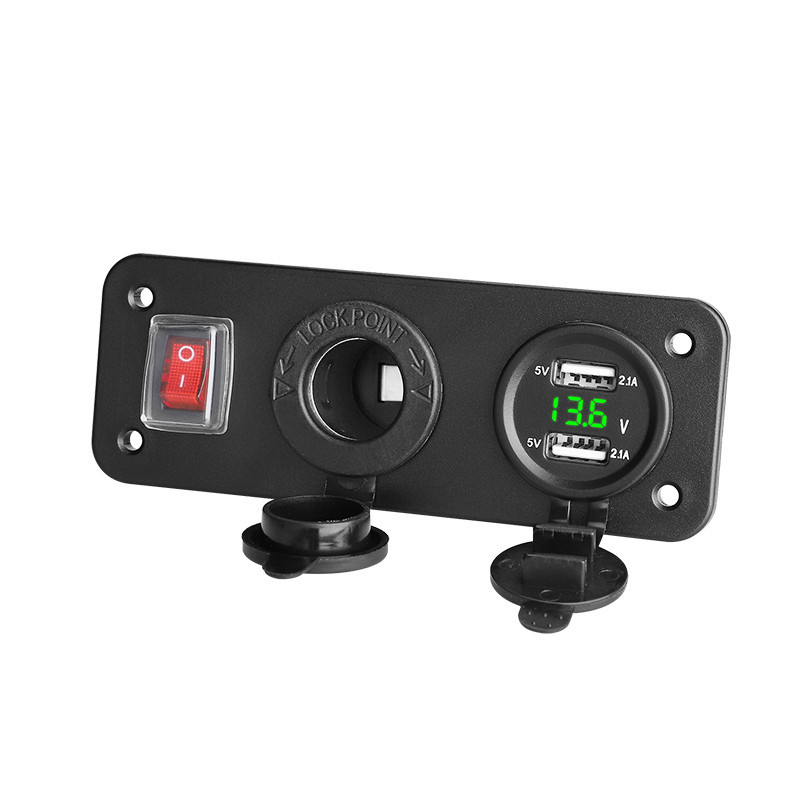 Factory Kit Charger 12V Usb Socket 12V Racing Car Ignition Switch 5V 4 ...