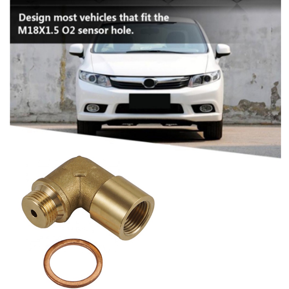 Automobile Modification Oxygen Sensor M18 * 1.5 Joint Screw 90 Degree ...
