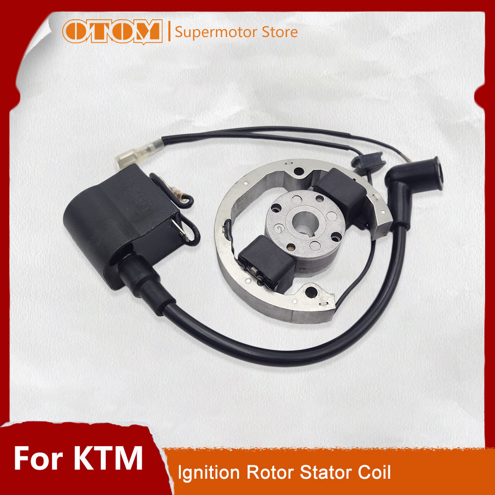 】OTOM Motorcycle Flywheel Stator Rotor Ignition Coil Electric