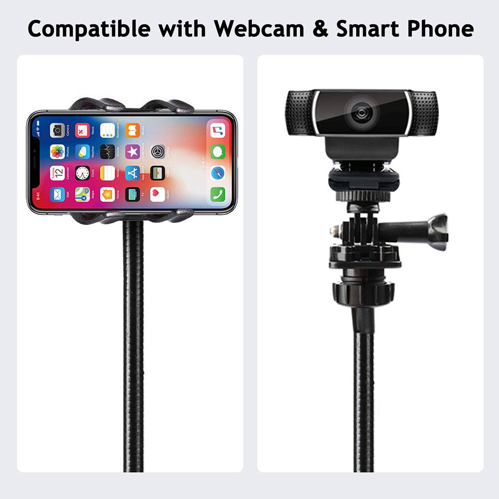 Flexible Webcam Stand Camera Mobile Phone Holder Bracket for Gopro ...