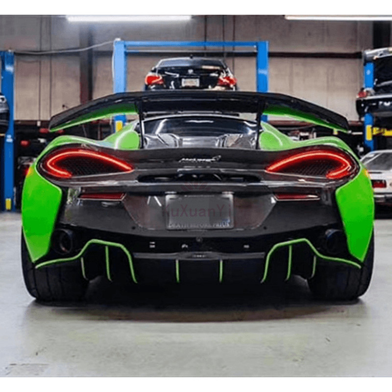Applicable to modified and upgraded carbon fiber rear diffuser rear lip ...