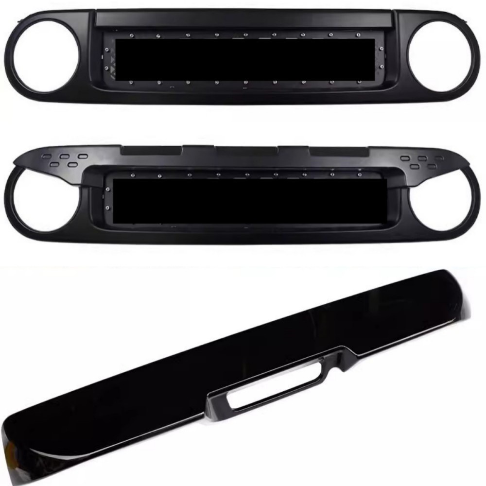 Body Kit Tail Wing Grill Mask Grid Radiator Grille Front Bumper Net ...