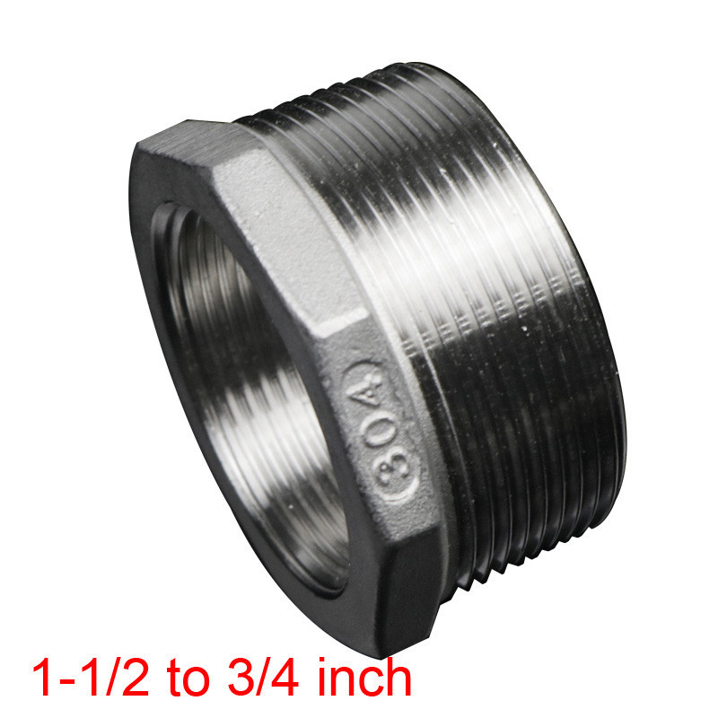 1-1/2 to 3/4 inch 304 Stainless steel bushing reinforcing supplement ...
